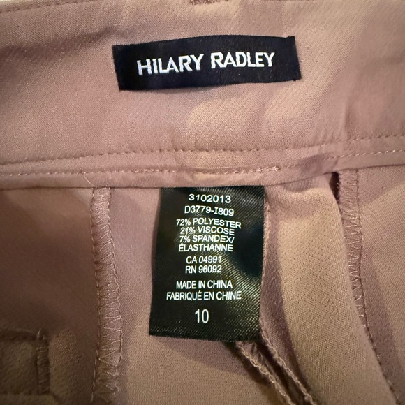 Hilary Radley Women’s Taupe Dress Pants size 10 - Picture 2 of 3